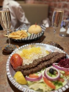 友達と祝った誕生日と食事