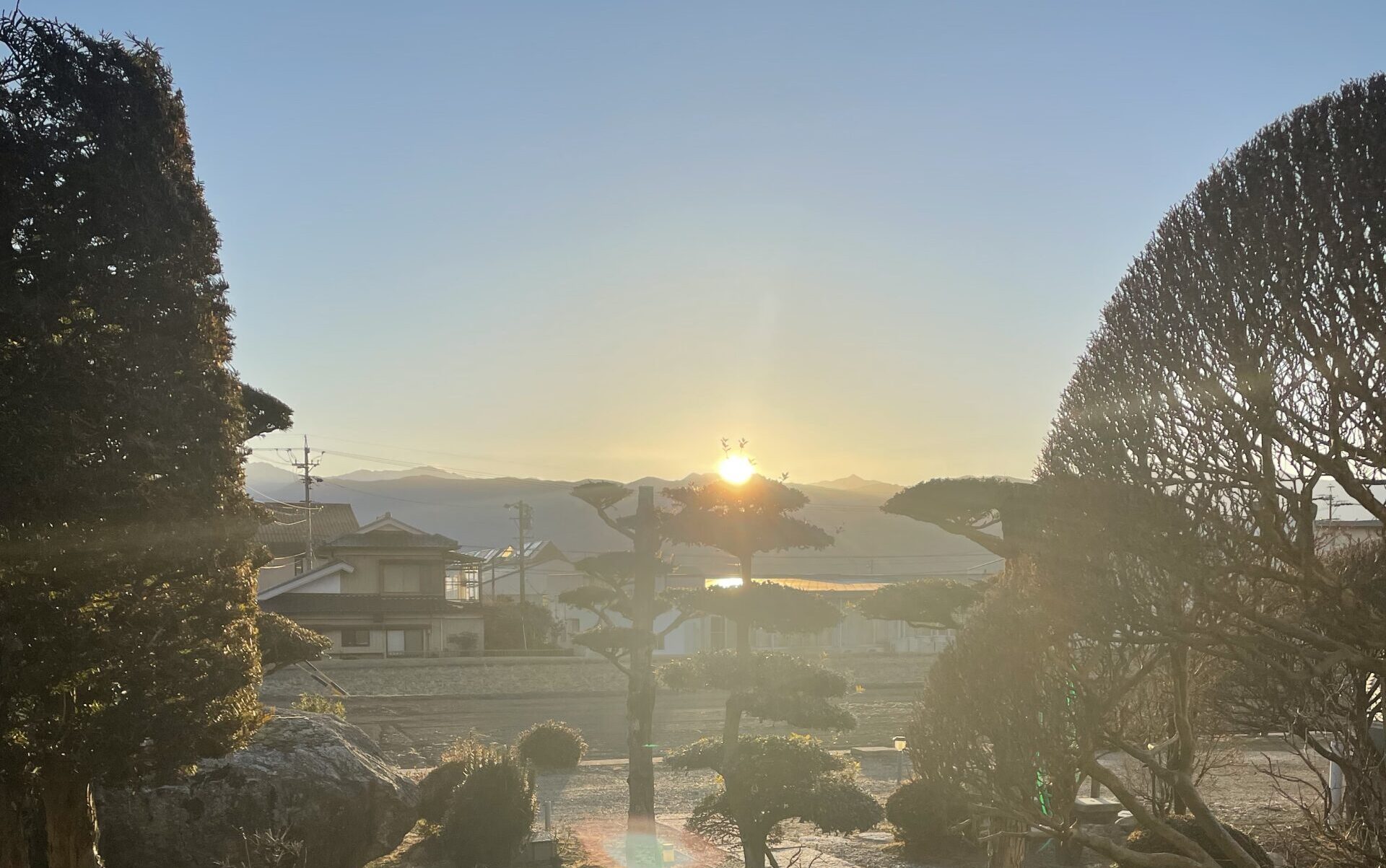 日本の日の出　初日の出