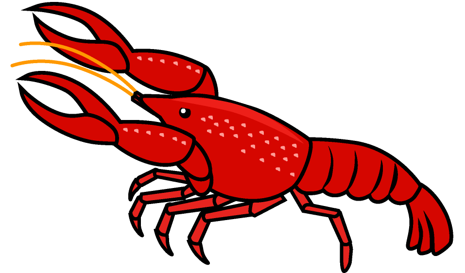ザリガニのイラスト　ラボ