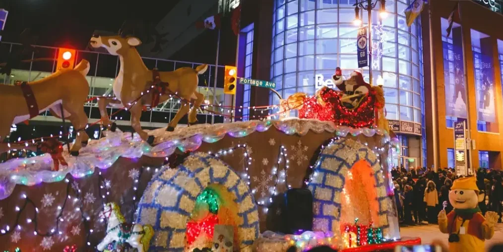 カナダ　ウィニペグのクリスマスパレード
