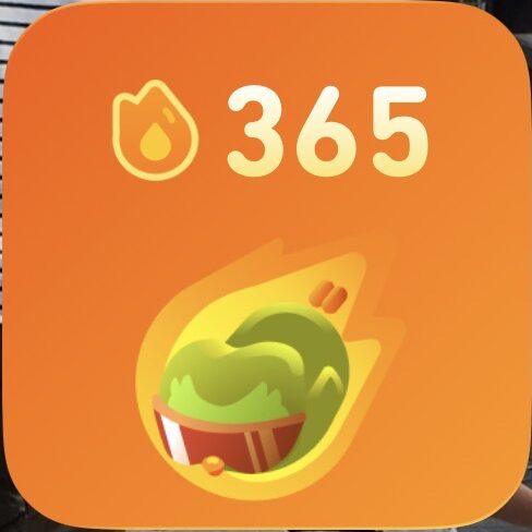 Duolingo 継続中365日目